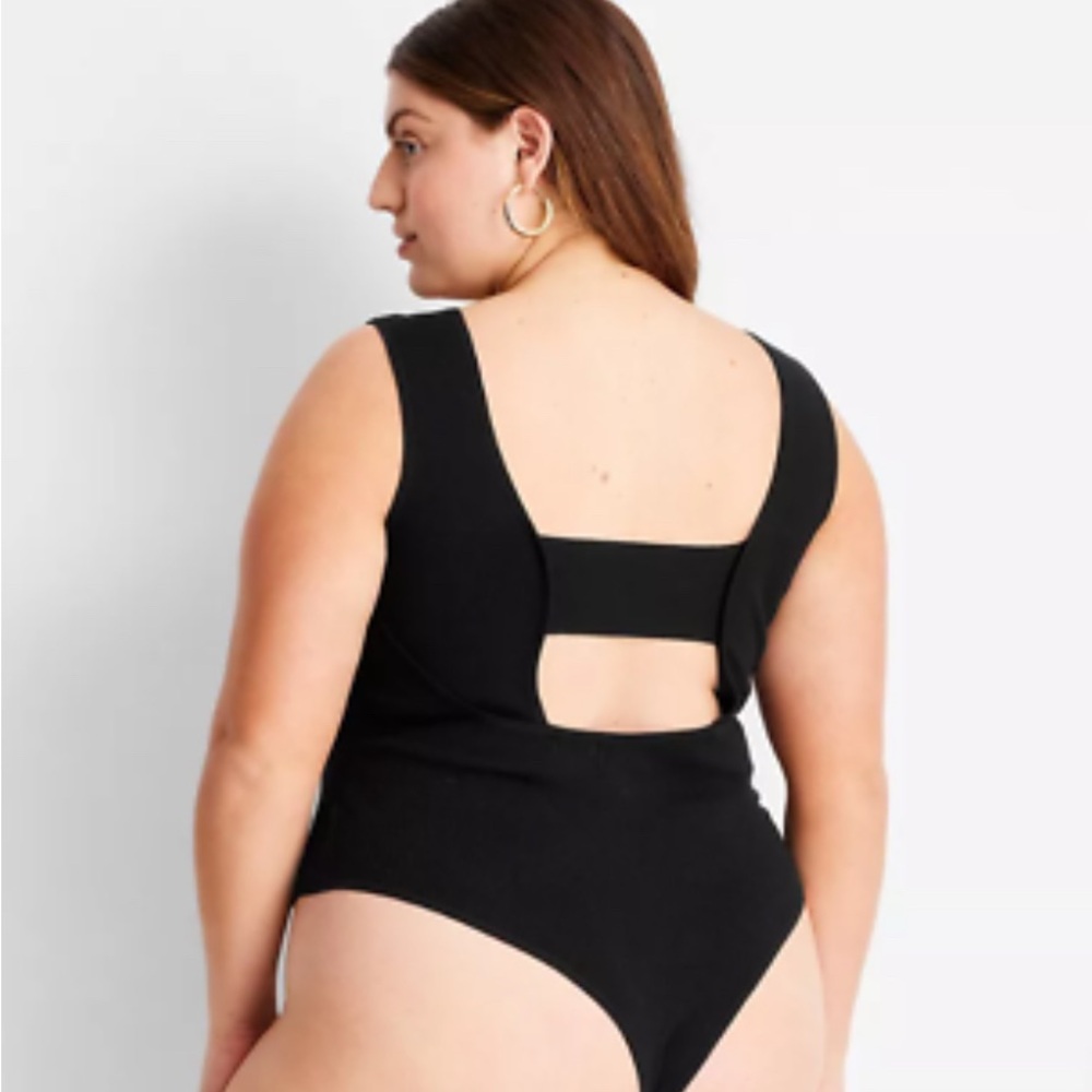 Future Collective by Jenny K. Lopez cut out black bodysuit